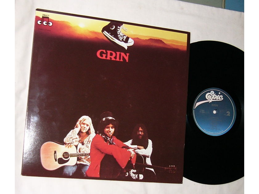 GRIN / NILS LOFGREN -  - GRIN DEBUT LP - EPIC RECORDS - CLASSIC BLUES ROCK