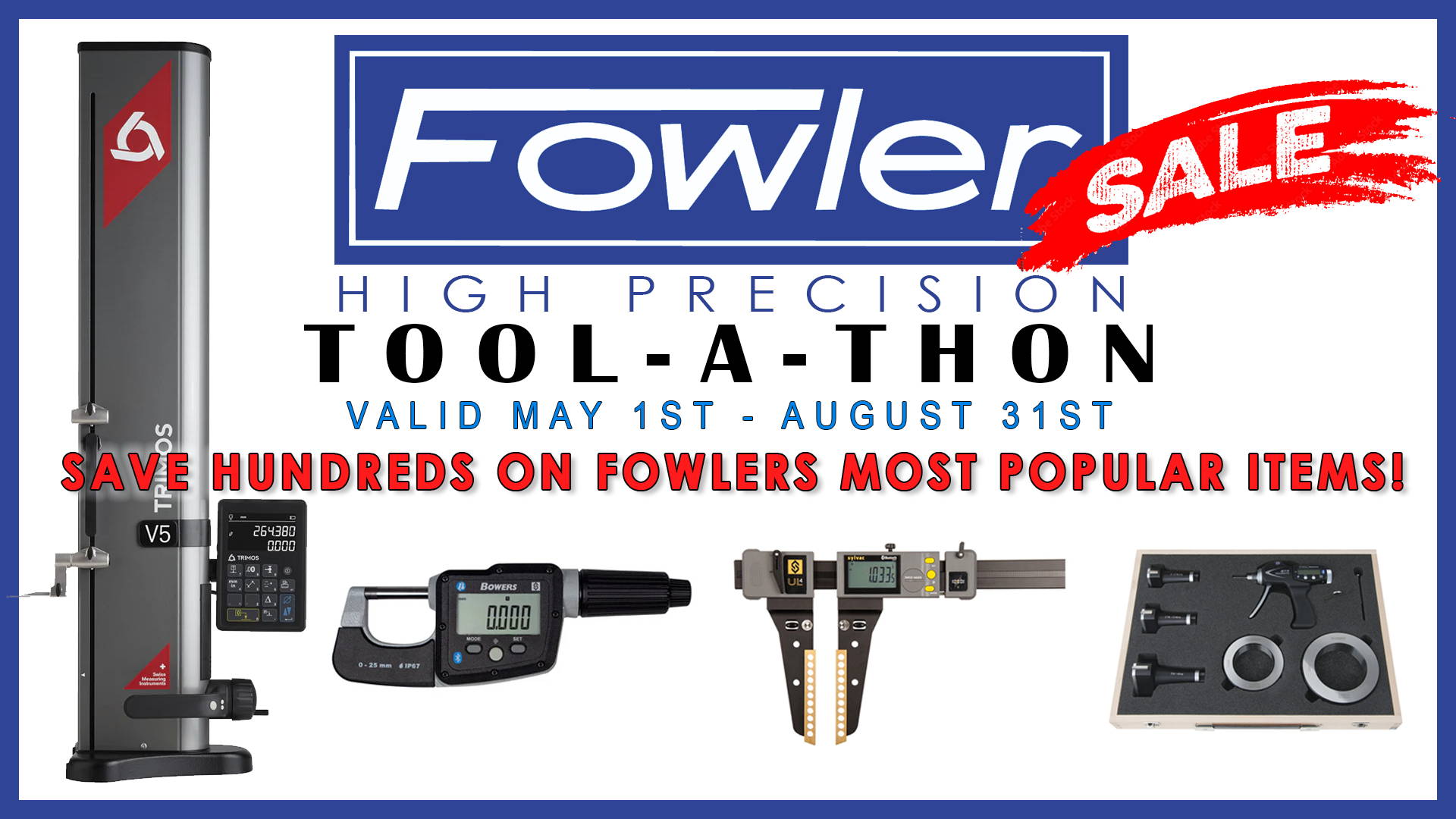 Shop Our Fowler Tool-A-Thon 2024 at GreatGages.com