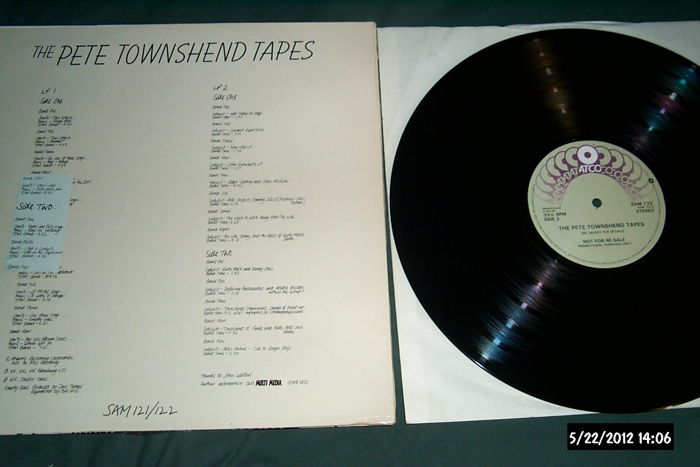 Pete Townshend - Pete Townshend Tapes 2 lp nm