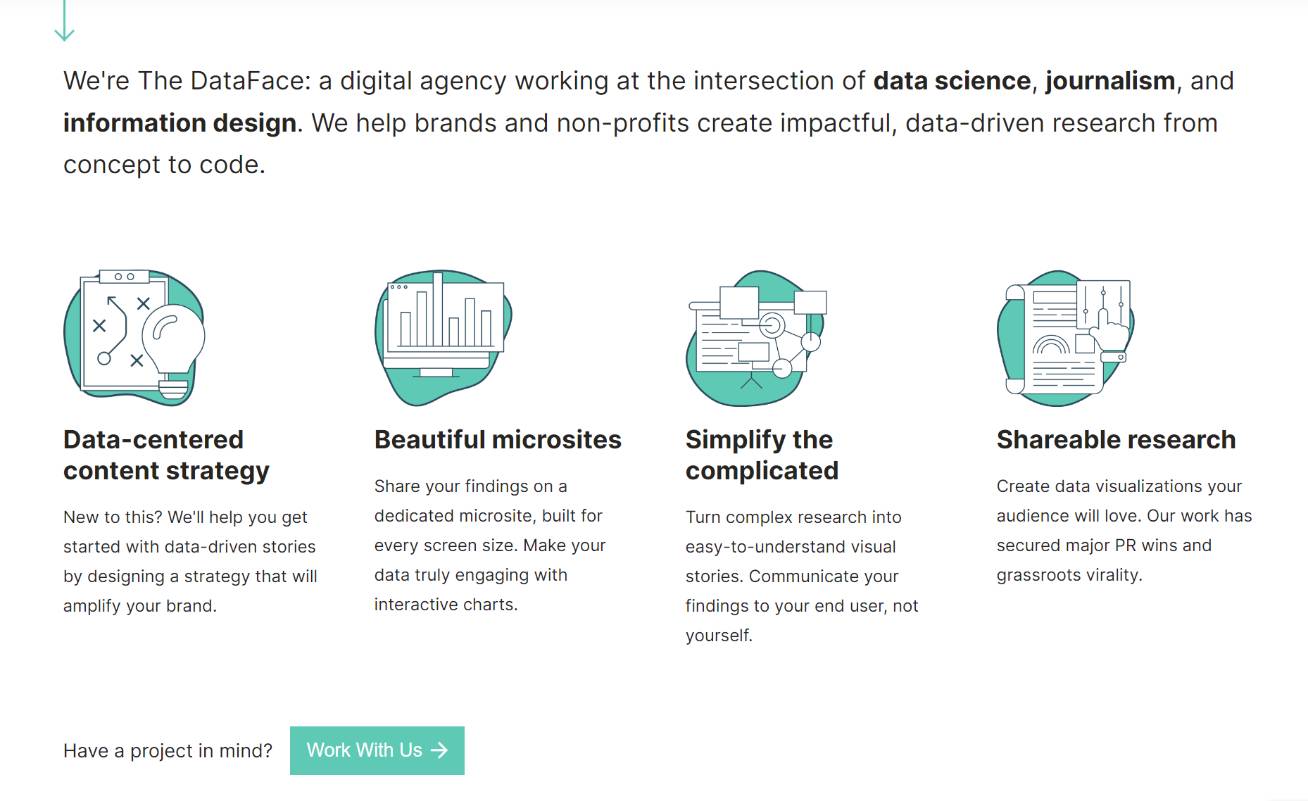 The DataFace product / service