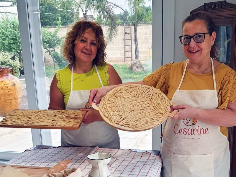 Cours de cuisine Surbo: Le Salento dans les pâtes : sagne 'ncannulate et tria