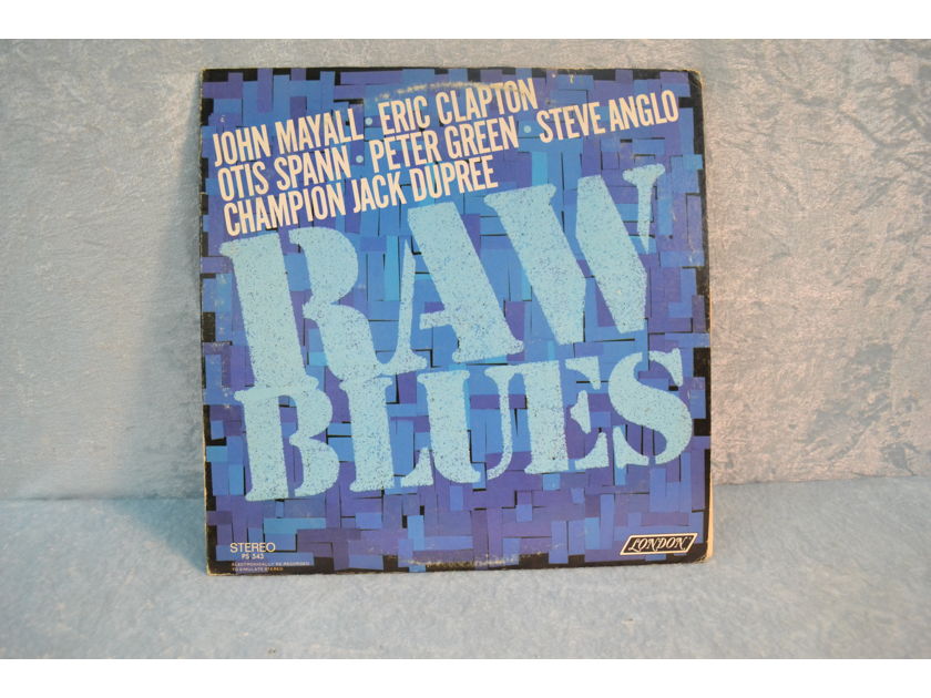RAW BLUES - "Various Artists: Peter Green Eric Clapton John Mayall" LP/Vinyl