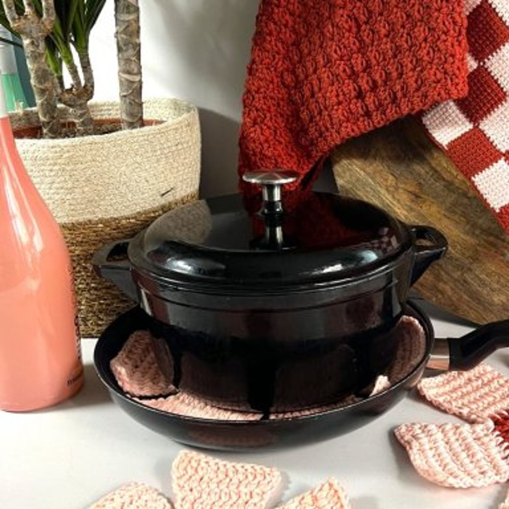 Free Crochet Pattern for Pan Protectors