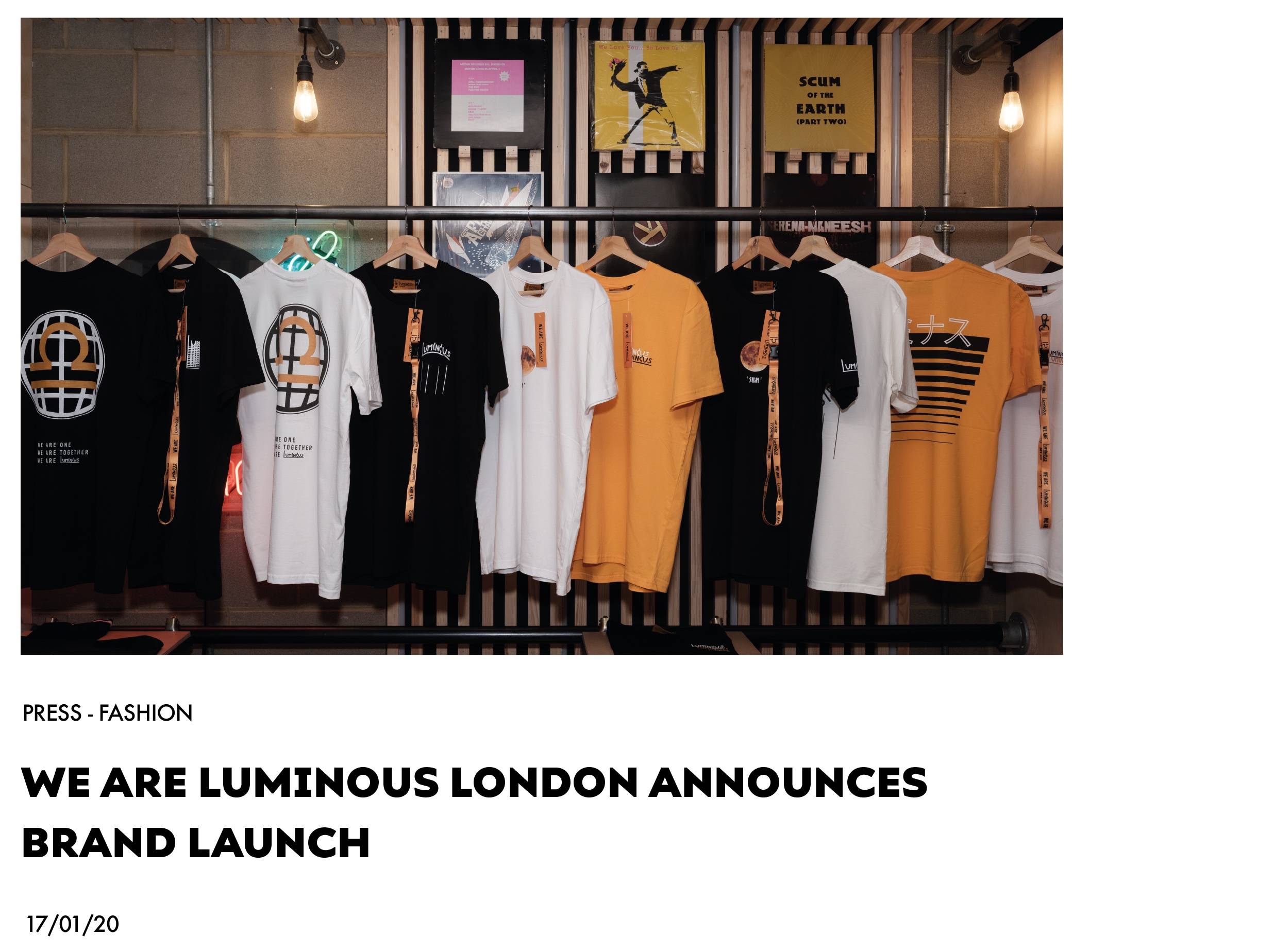 We Are Luminous London Announces Brand Launch