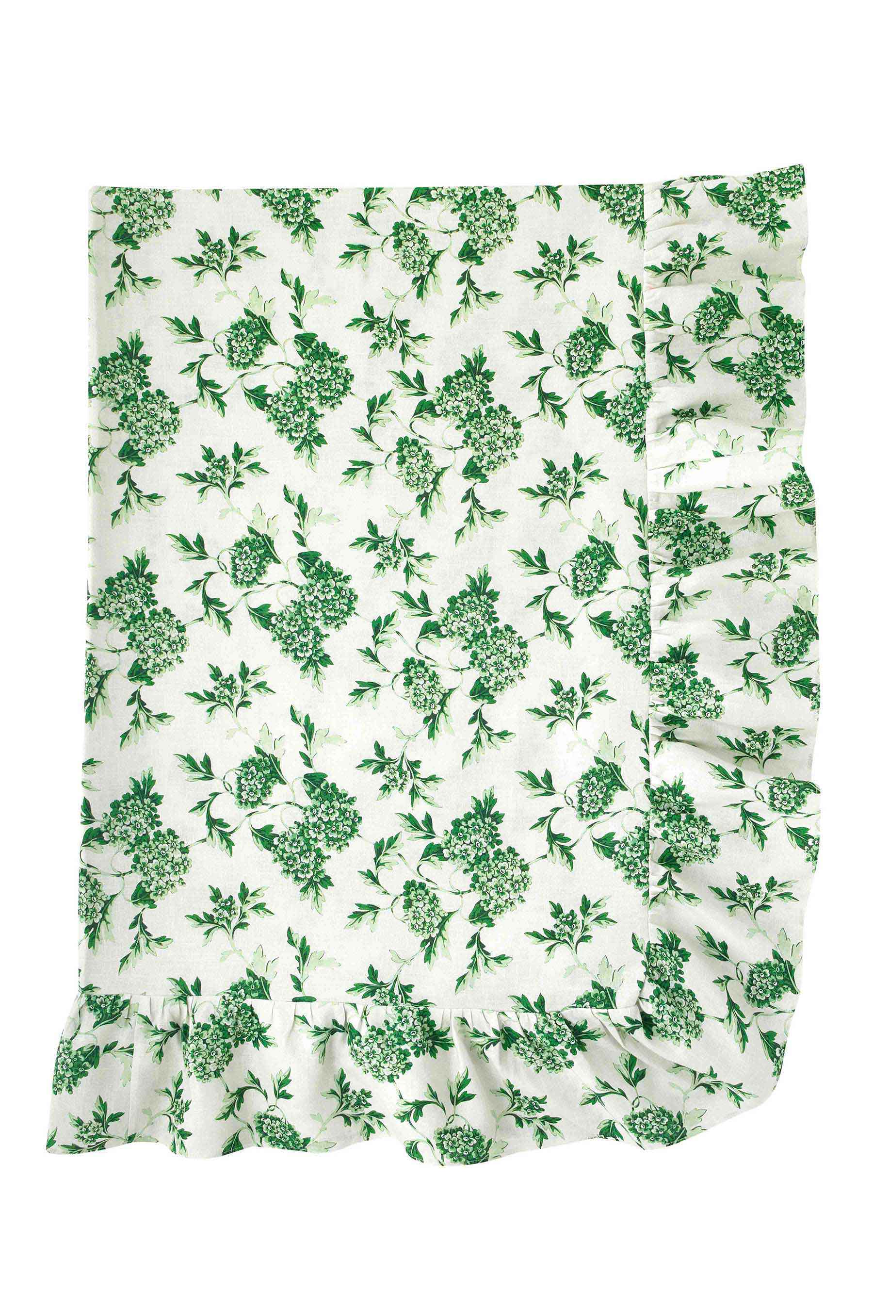 YOLKE's Hydrangea Print Linen Tablecloth