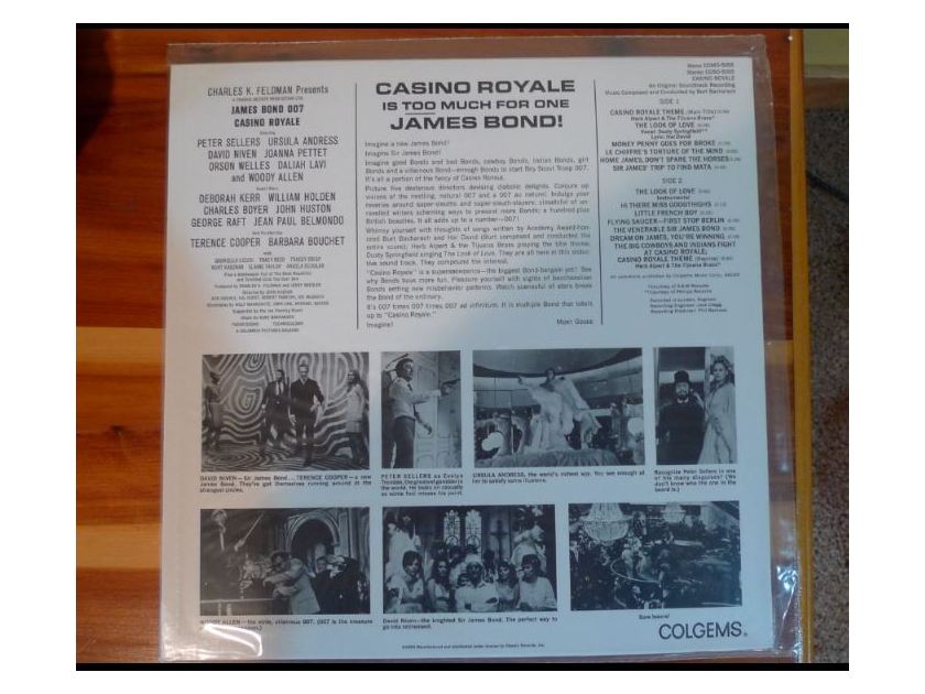 Bacharach - Casino Royale Soundtrack Classic Records original reissue 180G 1990's Sealed