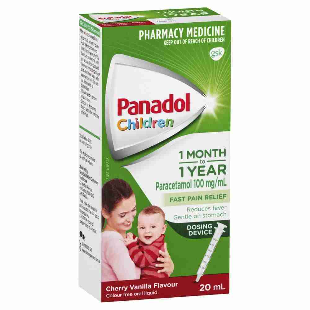 Panadol Children 1 Month  1 Year Colourfree liquid, 20ml - Image 2