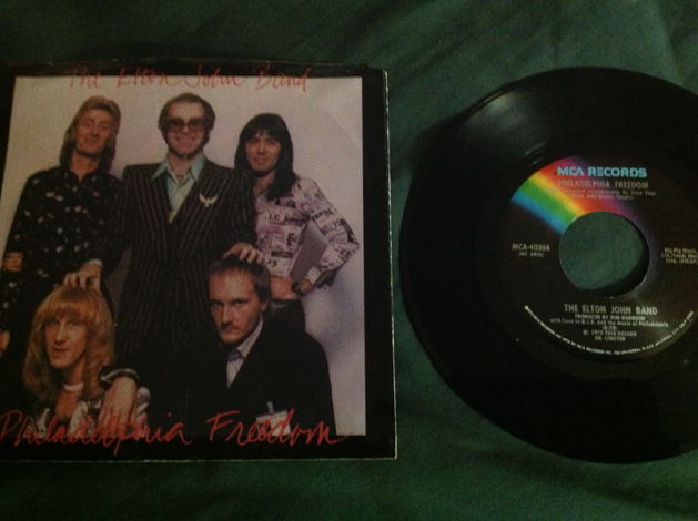 The Elton John Band - Philadelphia Freedom 45 With Sleeve