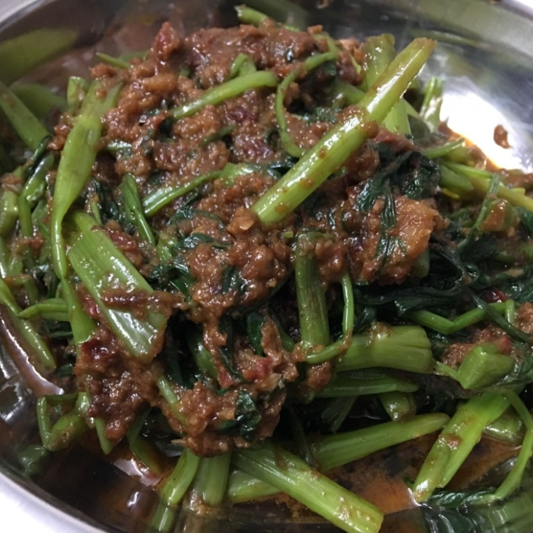 Today tried kangkung... ;)) 
