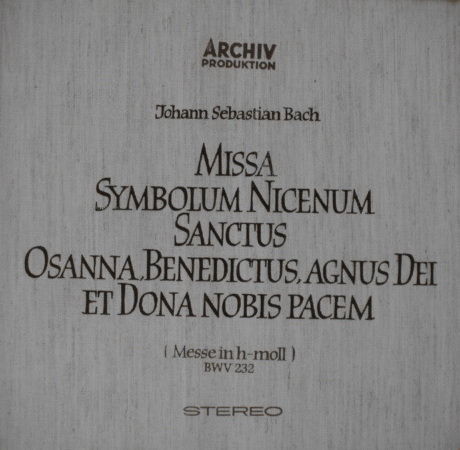 1st Press Archive / RICHTER, - Bach Mass in B Minor, MI...