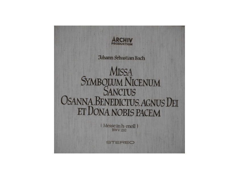 1st Press Archive / RICHTER, - Bach Mass in B Minor, MINT, 3LP Box Set!