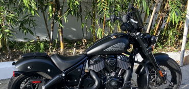 2022 INDIAN CHIEF BOBBER DARK HORSE motorcycle for rent near Manhattan Beach, CA