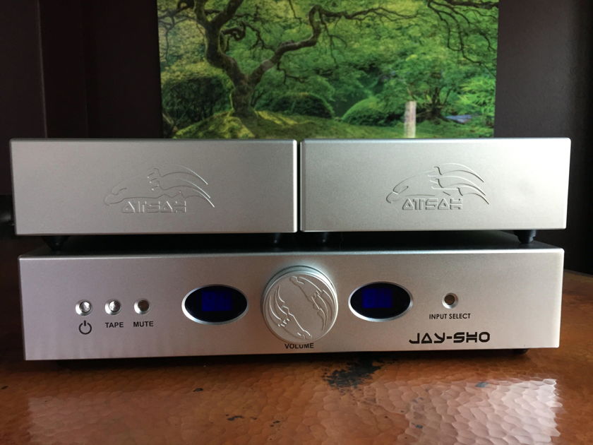 AcousticImagery Atsah 1200 & Jay Sho 400 watt Monoblocks & Passive Pre