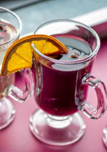 Unlimited mulled wine and warm winter drinks