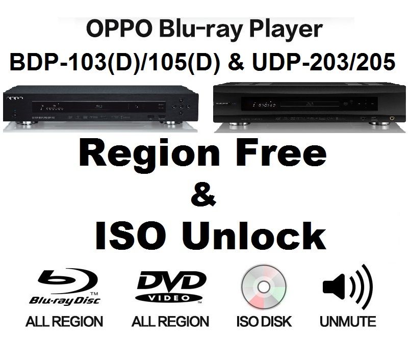 OPPO 103(D) &amp; 105(D) ISO File Playback &amp; Blu Ray/DVD ...