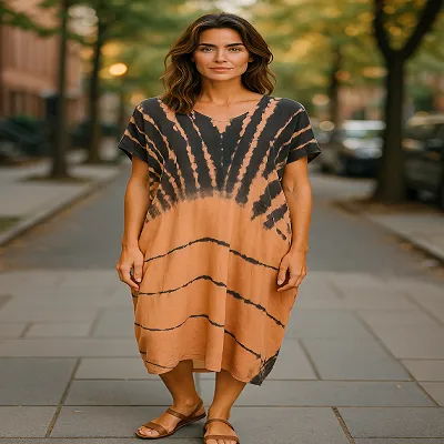 Kaftan Dress - Plus Size 