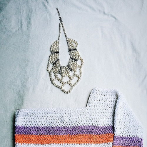 Offshoulder crochet top pattern