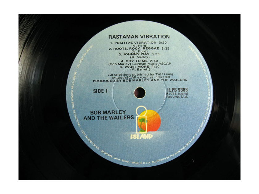 Bob Marley & The Wailers - Rastaman Vibration - 1979 Repress Island Records ILPS 9383