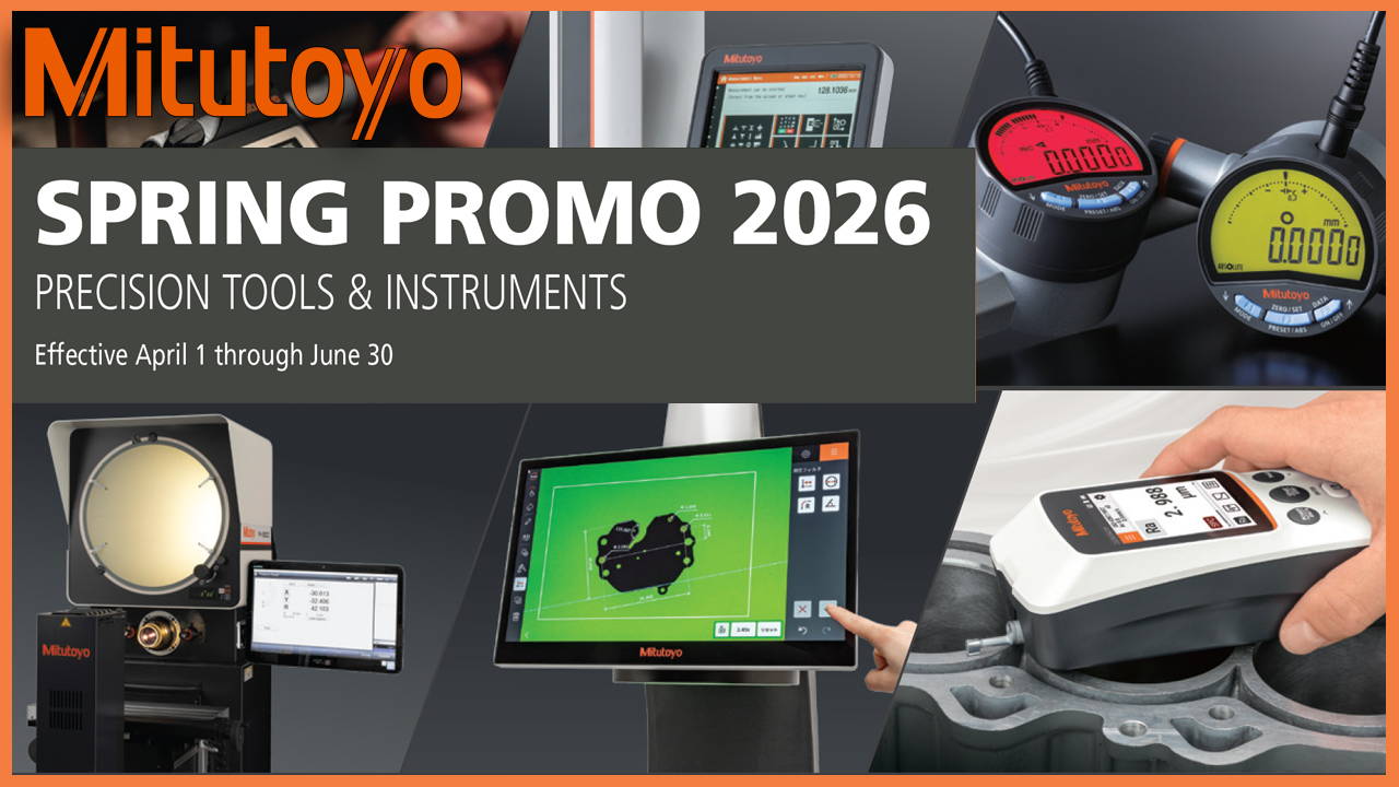 Mitutoyo Spring Sale 2026 Banner