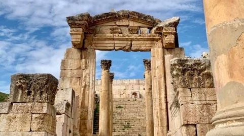 Ancient Roman structure in Jerash