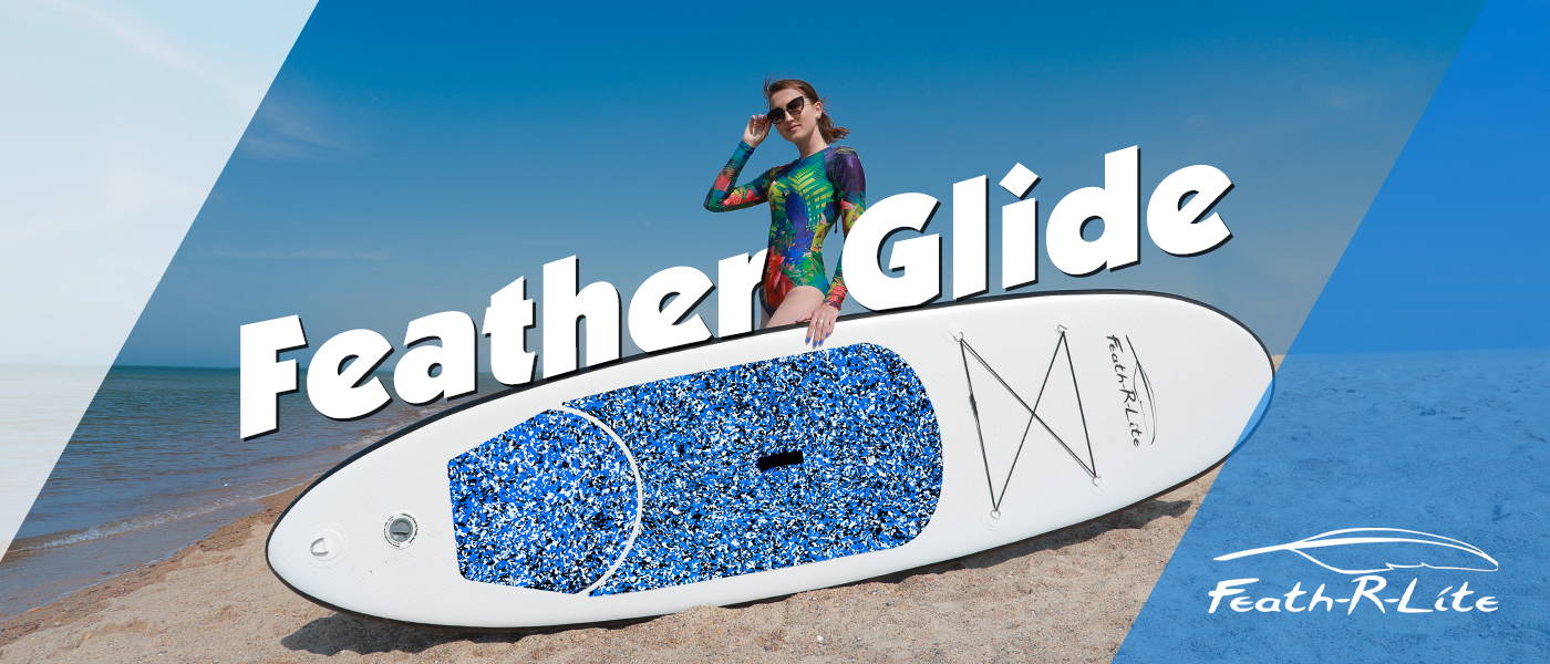 Feath-R-Lite inflatable paddle boards encourage feather glide