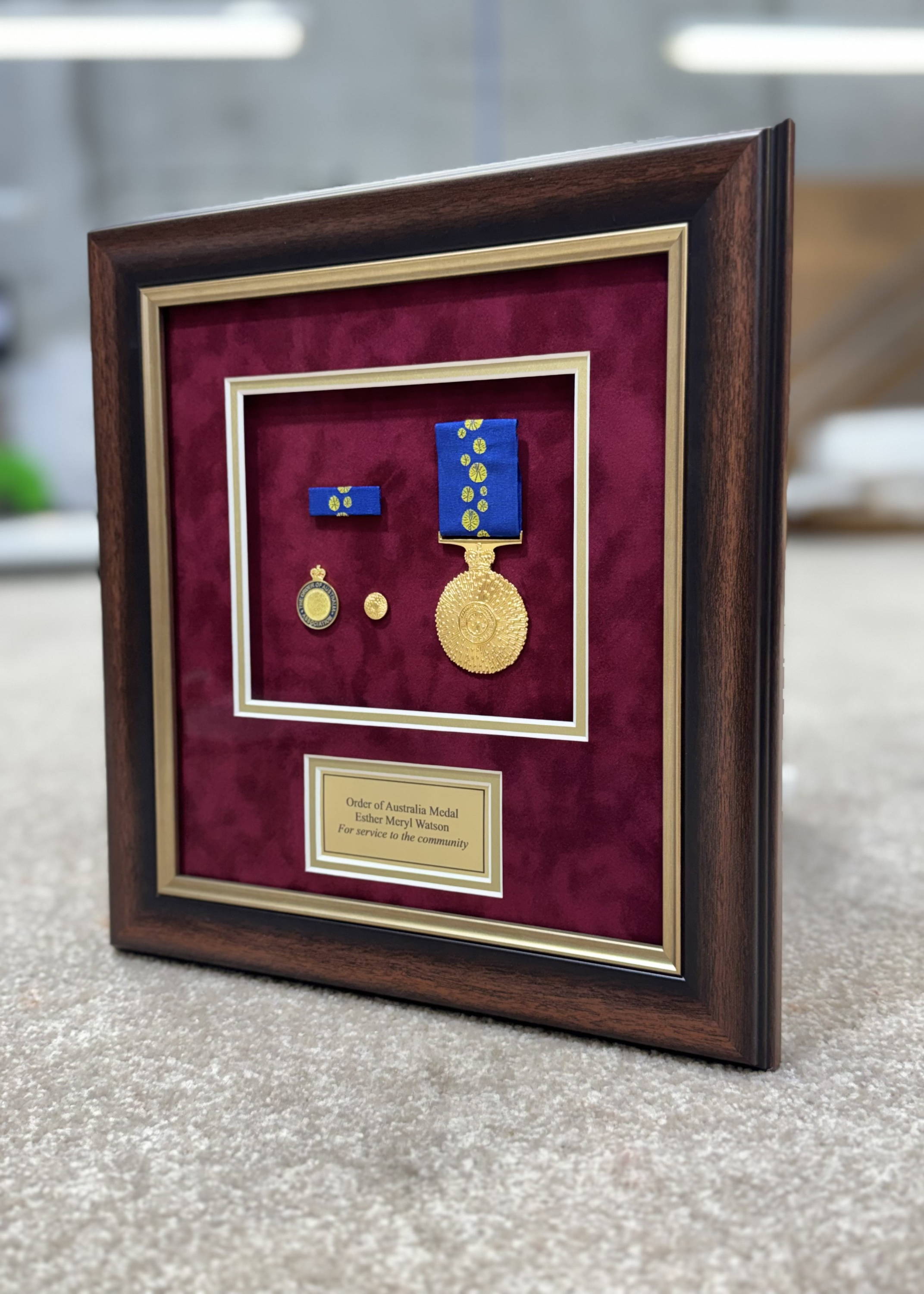 Framed War Medals by FRAMING TO A T