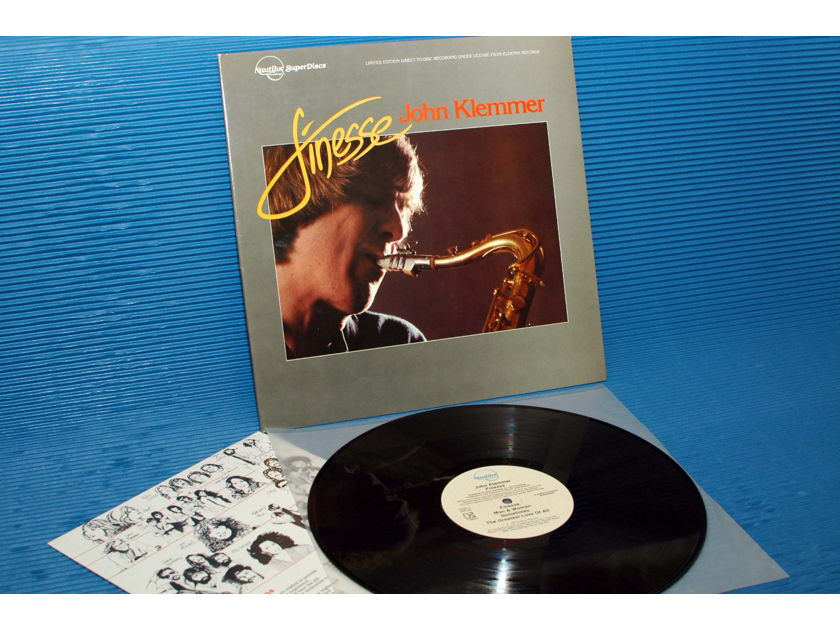 JOHN KLEMMER -  - "Finesse" -  Nautilus Super Discs 1981 D-D