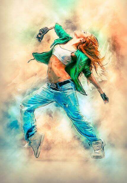 ModernArt 3 Фотошоп экшен - современное выделение объекта