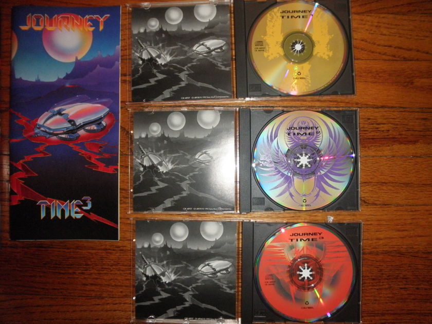 JOURNEY - TIME3, 3 CD BOX SET Original Columbia Release 1992 C3K 48937