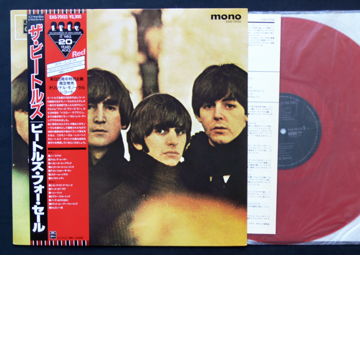 JAPANESE LP  BEATLES - FOR SALE - MONO -  - RED COLOR V...