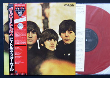 JAPANESE LP  BEATLES - FOR SALE - MONO -  - RED COLOR V...