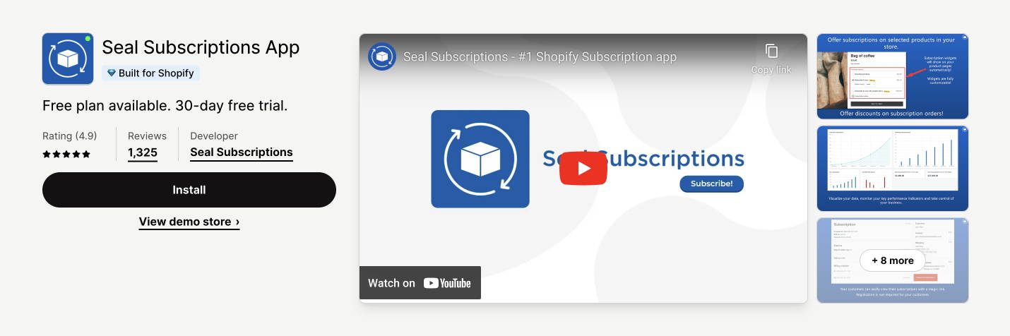 seal subscription app