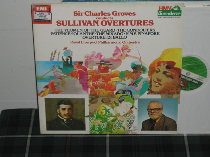Groves/ RLPO - Sullivan Overtures UK EMI esd 1077541