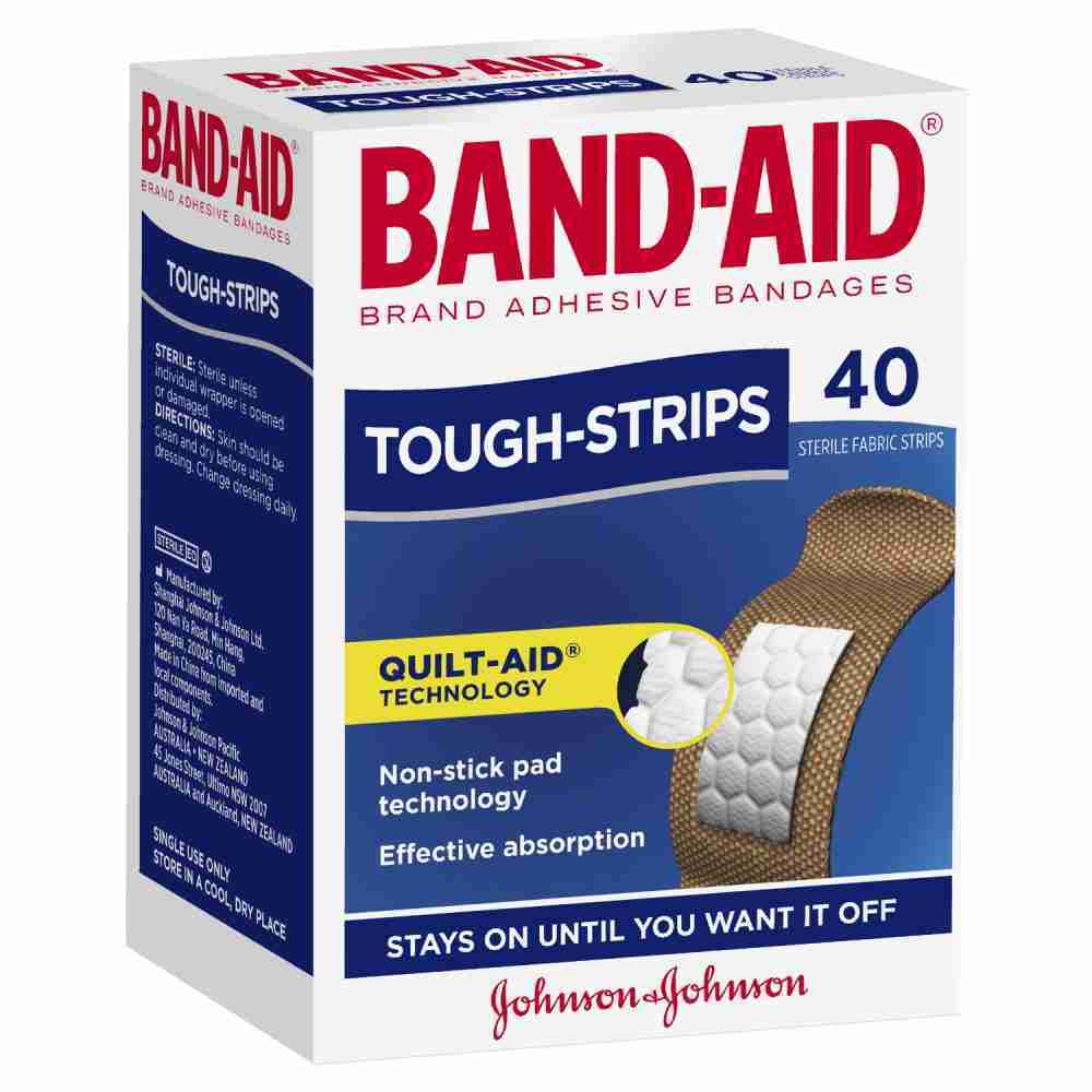 Band-Aid Tough Strips 40 Pack