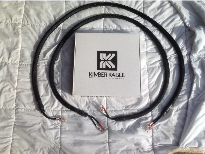 Kimber Kable Monocle XL 8FT PAIR Monocle XL WBT0681cu termination boxes included!