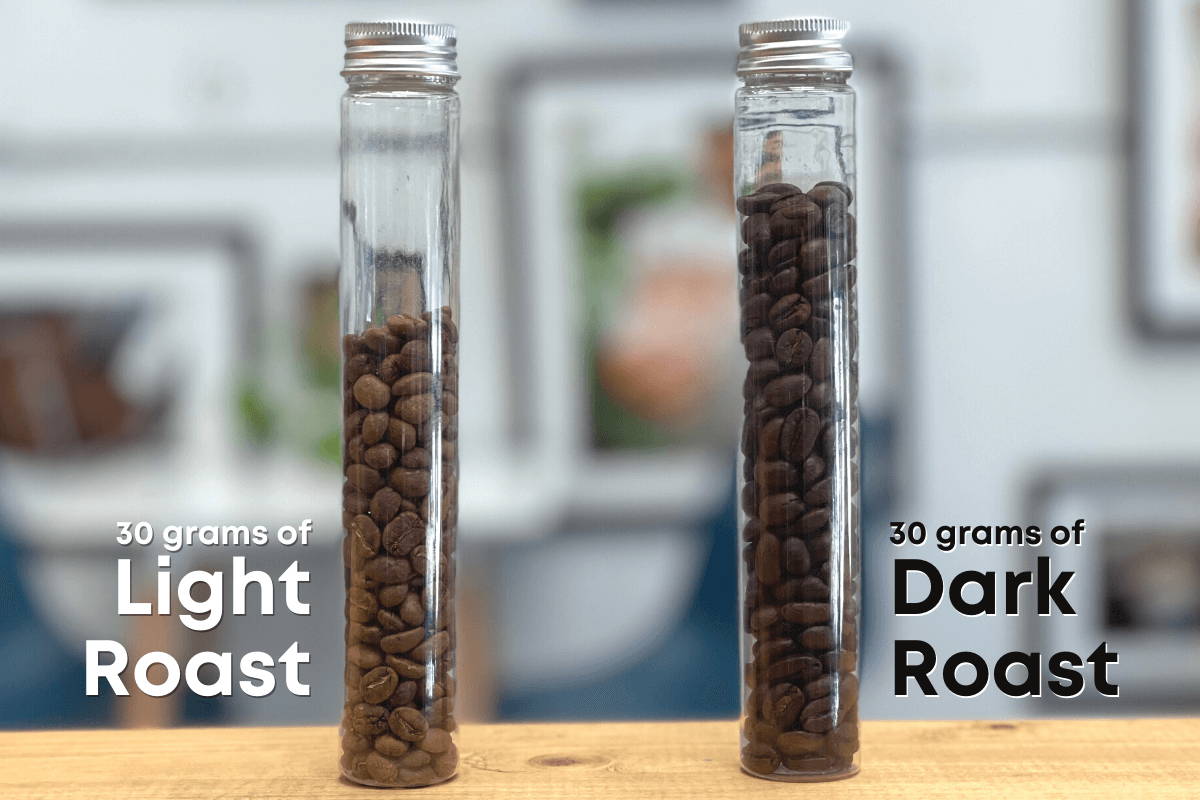 30 grams of coffee comparison