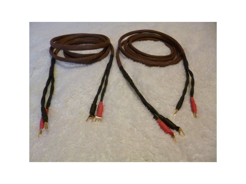 Schmitt Custom Audio 10ft 1pr 4x14 Gauge Braided Speaker Cables