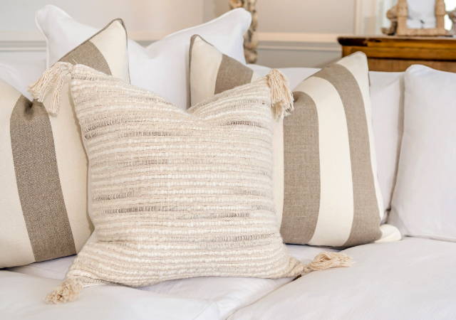 3. Add New Coastal Style Pillows Column