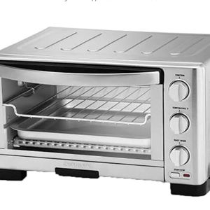 Cuisinart TOB-1010 Toaster Oven Broiler, 11.875" x 15.75" x 9", Stainless Steel