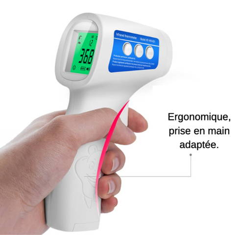 Thermometre frontal infrarouge ergonomie