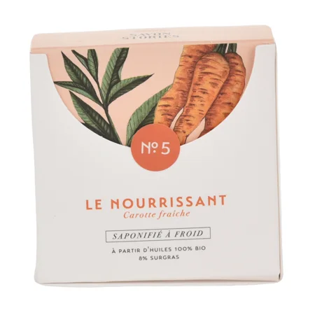 N°5 Le Nourrissant - Savon aux carottes fraîches - 50 g