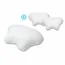 CPAP- und Seitenschläfer - Komfort Kissen LINA + Zubehör + 2 Bezüge weiß