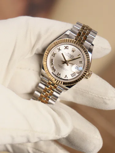 Rolex Lady-Datejust Silver Roman Dial