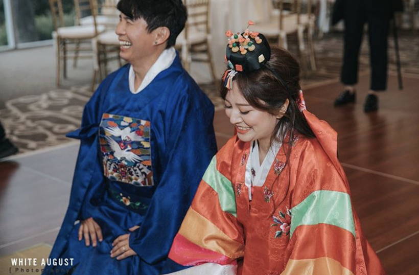 KOREAN TRADITIONAL PAEBAEK TEA CEREMONY COUPLE