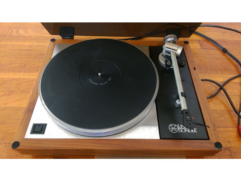 Linn LP12 Turntable with Goldmund Relief Mat in Original Box, Manual - Great Condition