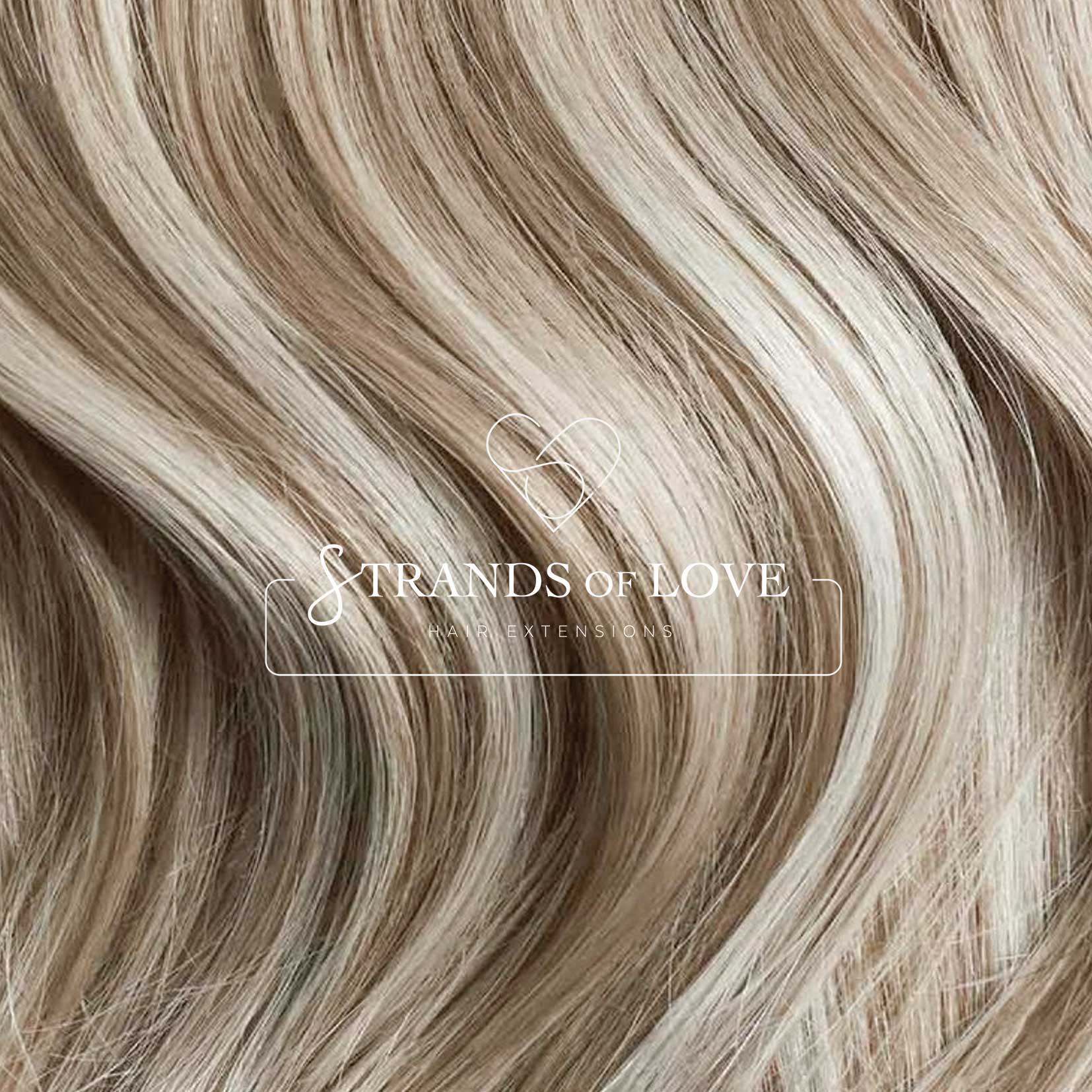 Strands Of Love Hair Extensions Colour Light Ash Highlight