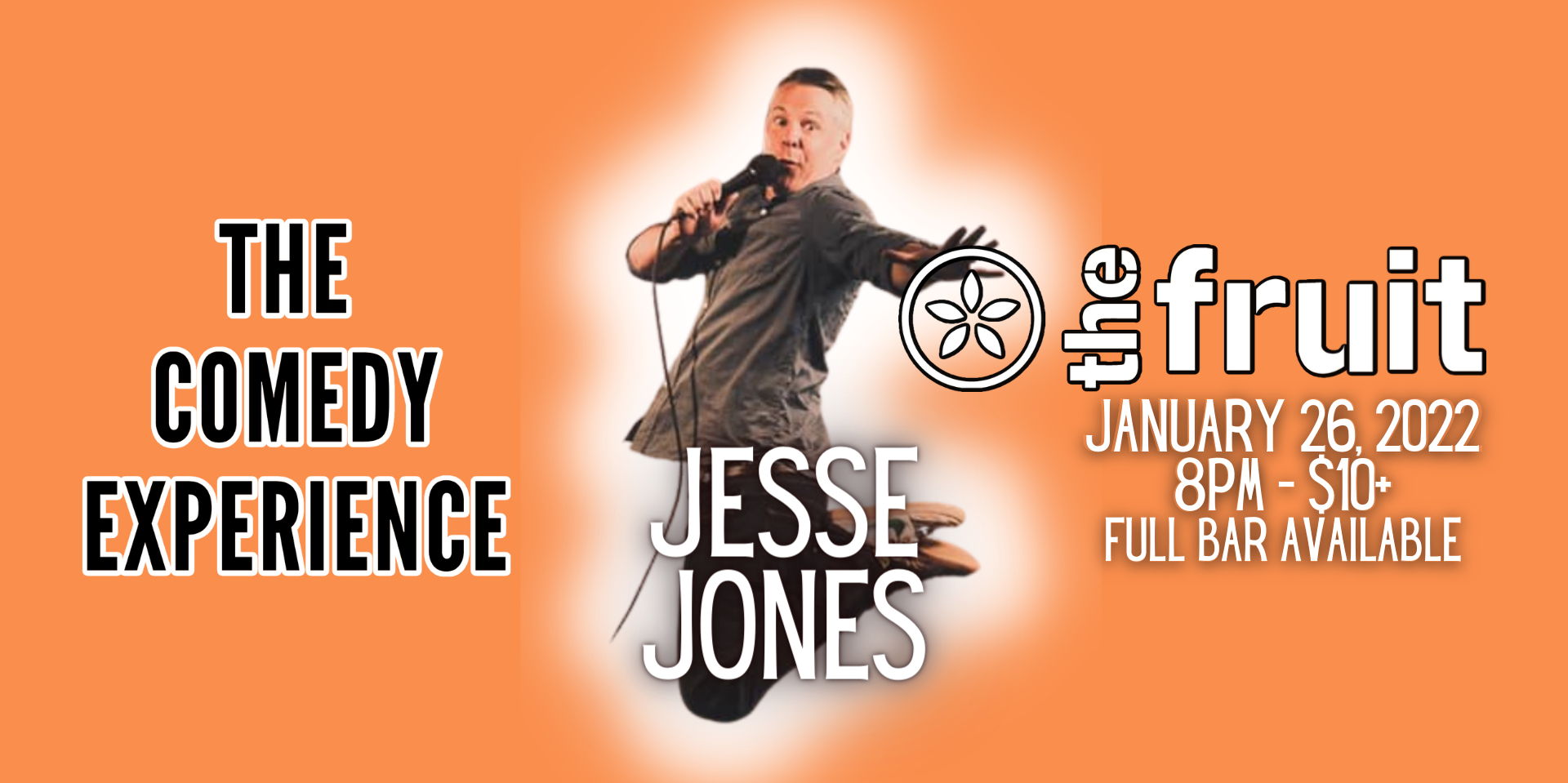 The Comedy Experience: JESSE JONES @ The Fruit in Durham promotional image