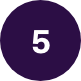 purple circle with white 5 icon