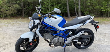 2009 SUZUKI SFV650K9 GLADIUS motorcycle for rent near Wilson, NC
