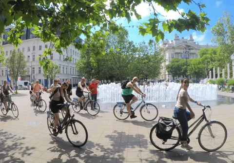 Budapest Wheels & Meals bike tour with a Hungarian Goulash